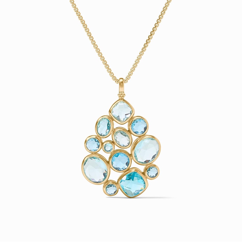 NWOT Julie Vos Kaleidoscopes Statement Pendant Necklace